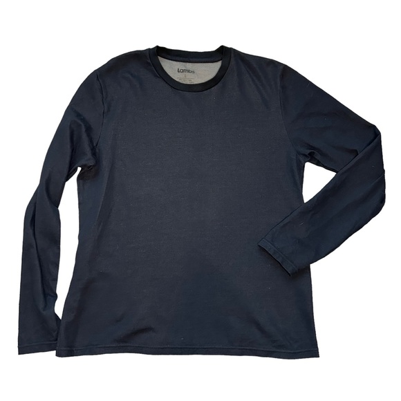 Lambs Men’s Long sleeve black shirt radiation blocking wavestopper faraday large - Picture 2 of 8